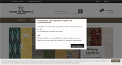 Desktop Screenshot of luxurybynature.nl